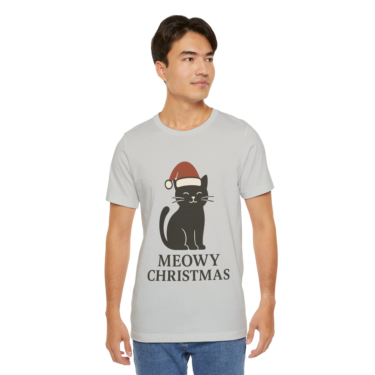 Meowy Christmas Unisex Jersey Short Sleeve Tee T-shirt
