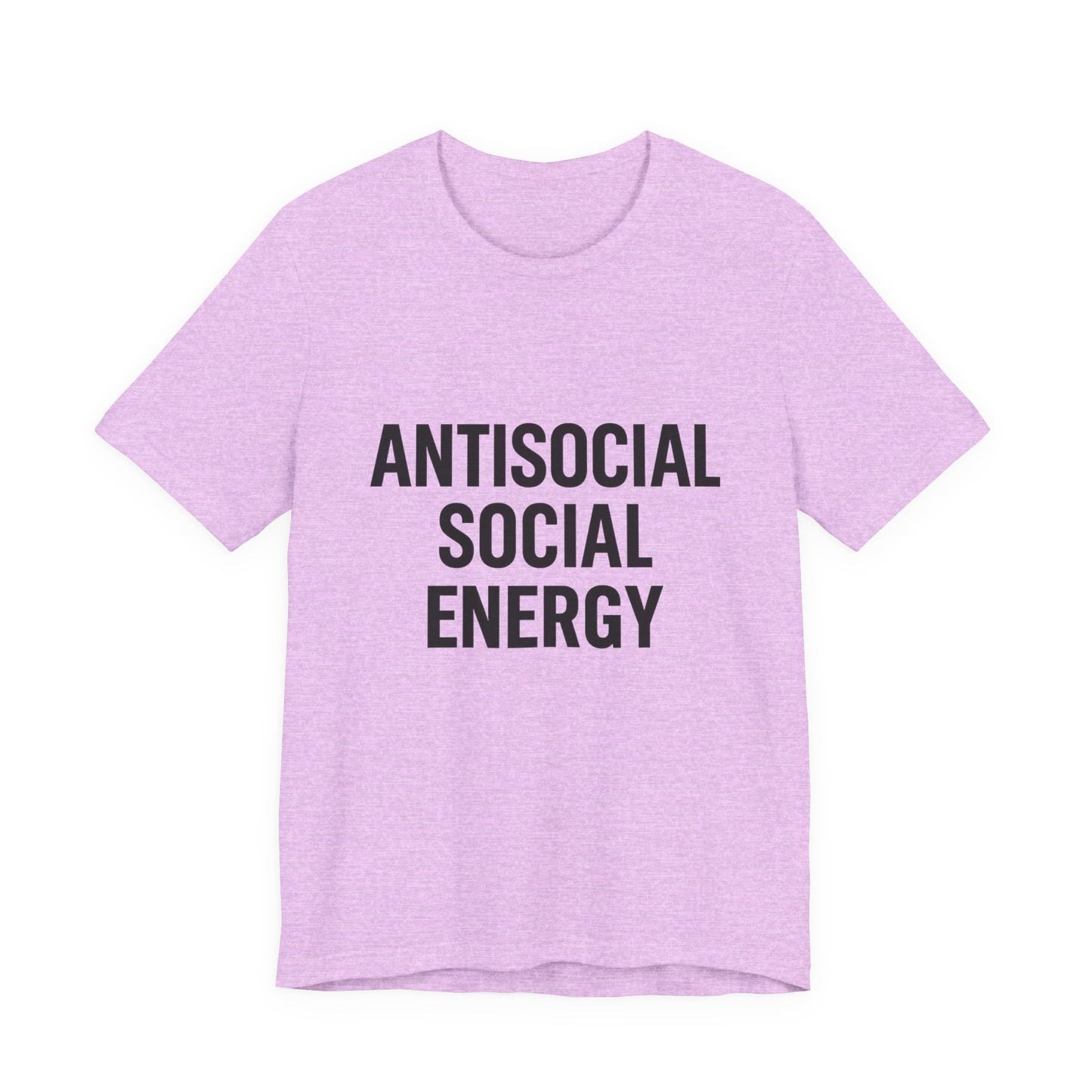 Antisocial Social Energy Unisex Jersey Short Sleeve Tee T-shirt