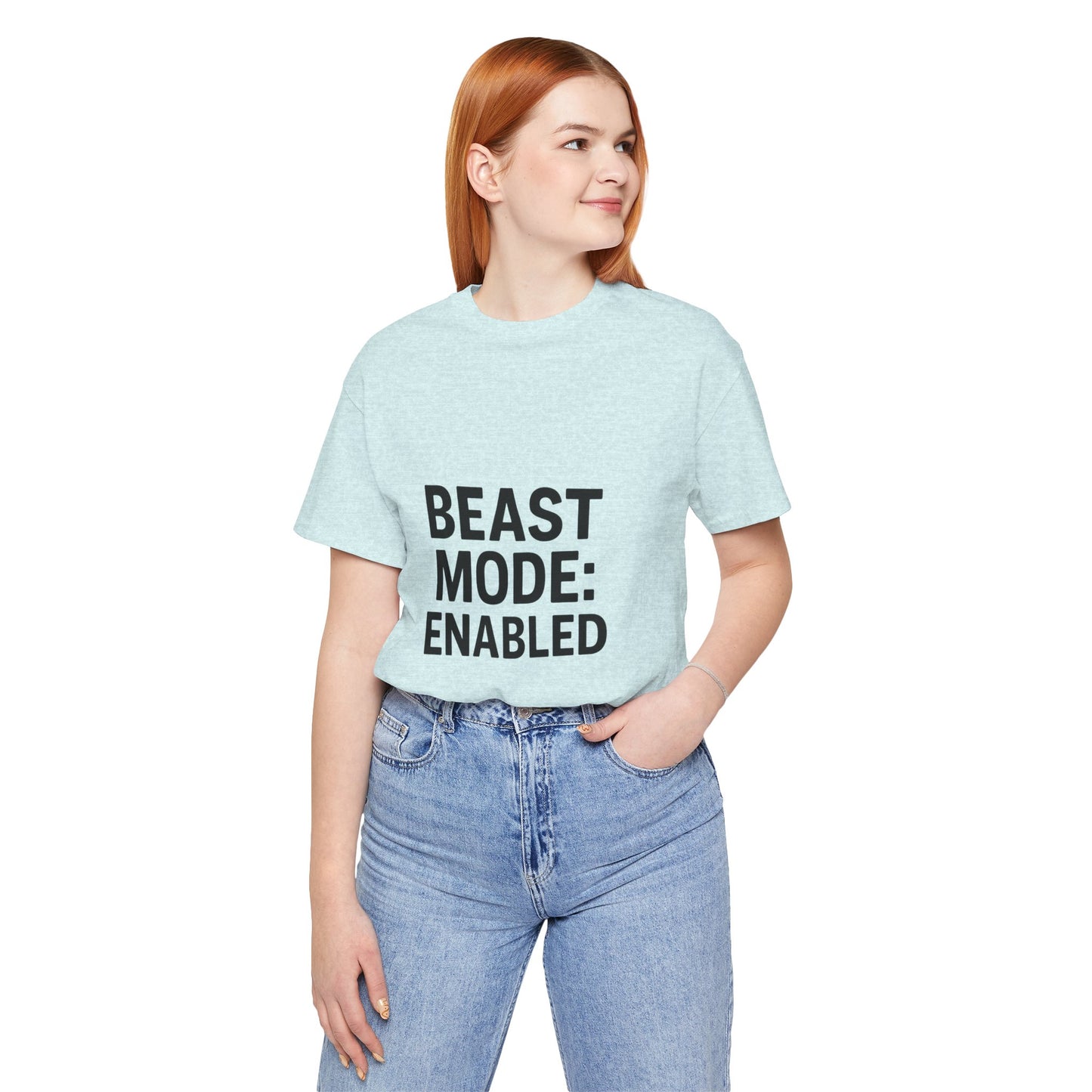 Beast Mode Enabled Unisex Jersey Short Sleeve Tee T-shirt