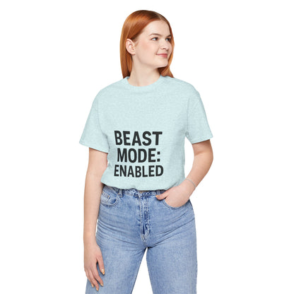 Beast Mode Enabled Unisex Jersey Short Sleeve Tee T-shirt