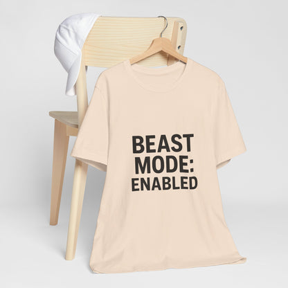Beast Mode Enabled Unisex Jersey Short Sleeve Tee T-shirt