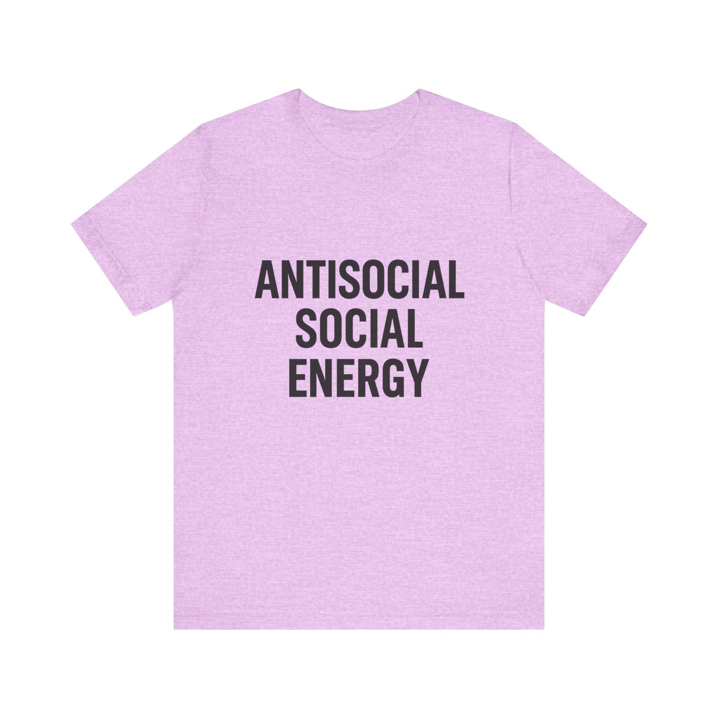 Antisocial Social Energy Unisex Jersey Short Sleeve Tee T-shirt