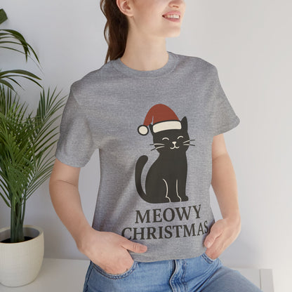 Meowy Christmas Unisex Jersey Short Sleeve Tee T-shirt
