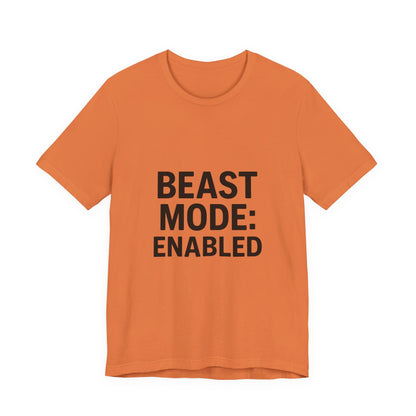 Beast Mode Enabled Unisex Jersey Short Sleeve Tee T-shirt