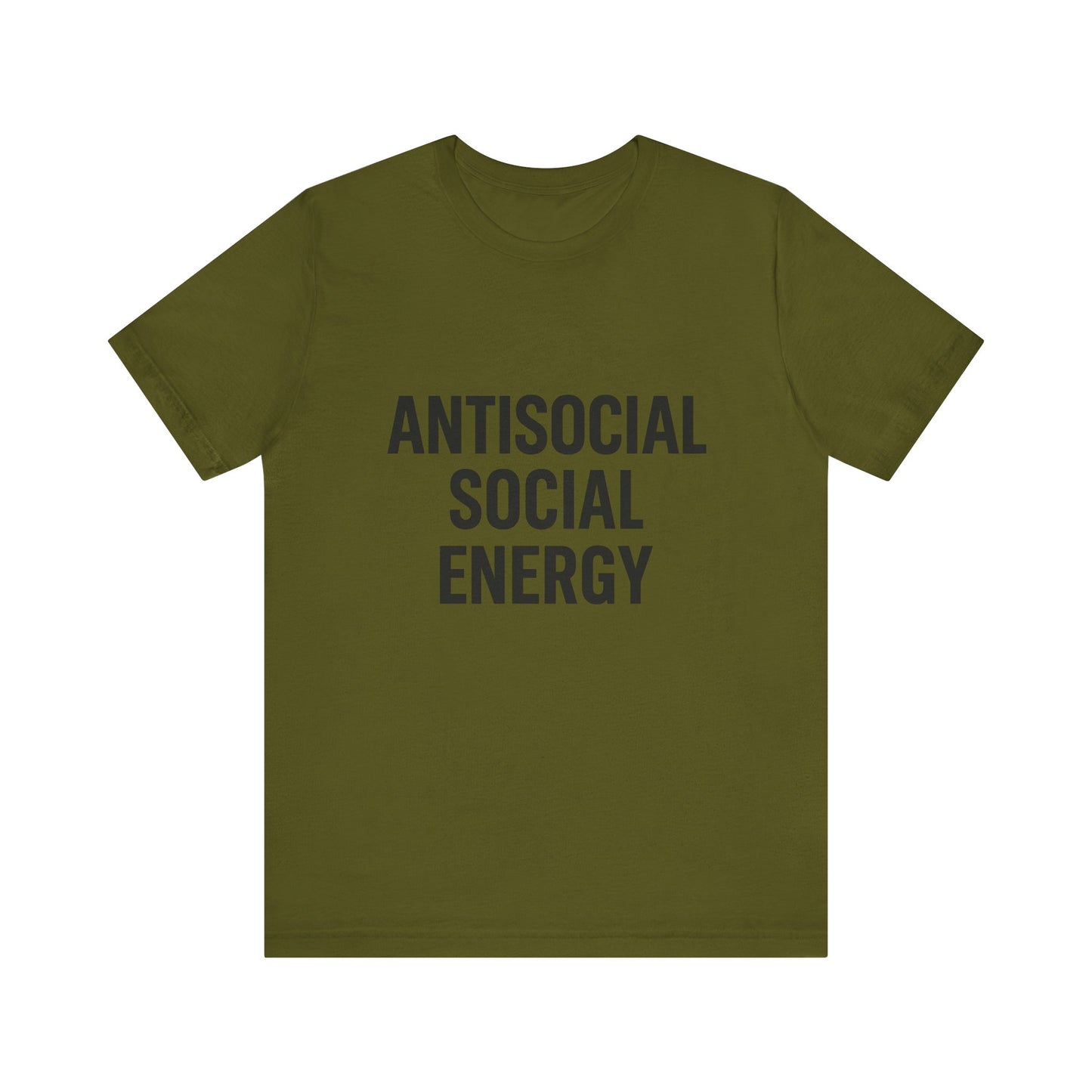 Antisocial Social Energy Unisex Jersey Short Sleeve Tee T-shirt
