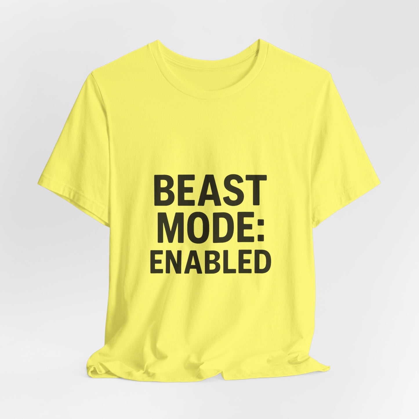 Beast Mode Enabled Unisex Jersey Short Sleeve Tee T-shirt