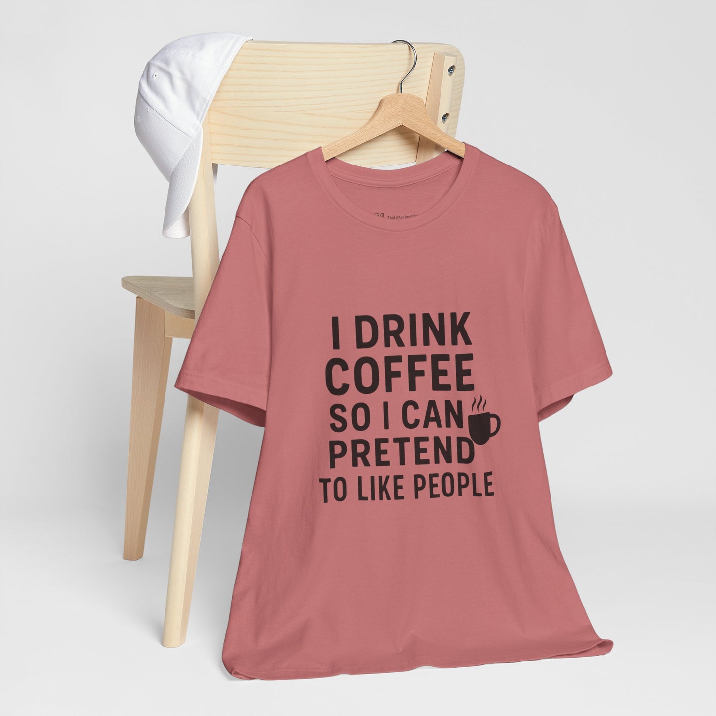 I Pretend To Like People Unisex Jersey Short Sleeve Tee T-shirt