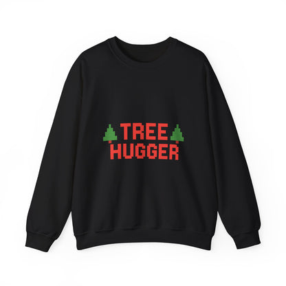 Tree Hugger Christmas Unisex Heavy Blend™ Crewneck Sweatshirt