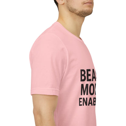 Beast Mode Enabled Unisex Jersey Short Sleeve Tee T-shirt