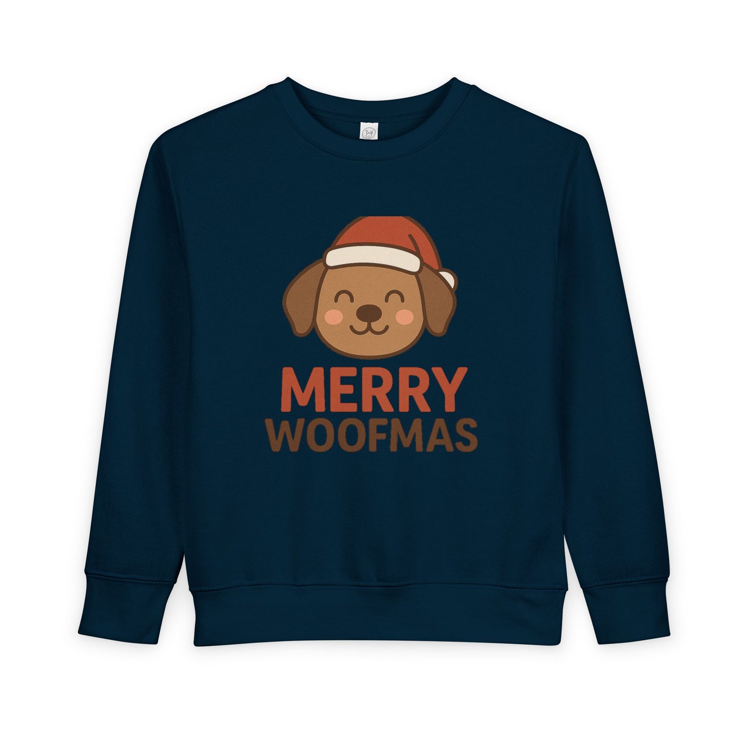 Merry Woofmas Christmas Toddler Sweatshirt