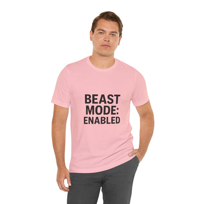 Beast Mode Enabled Unisex Jersey Short Sleeve Tee T-shirt