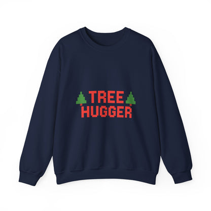 Tree Hugger Christmas Unisex Heavy Blend™ Crewneck Sweatshirt