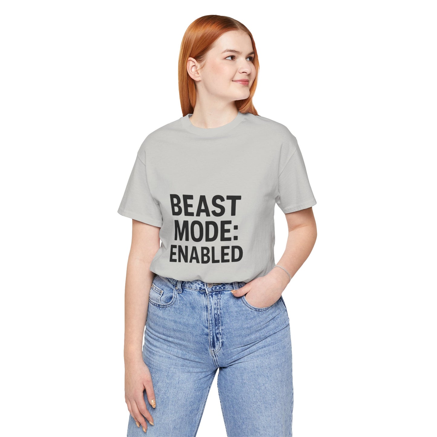 Beast Mode Enabled Unisex Jersey Short Sleeve Tee T-shirt