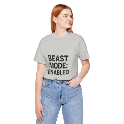 Beast Mode Enabled Unisex Jersey Short Sleeve Tee T-shirt