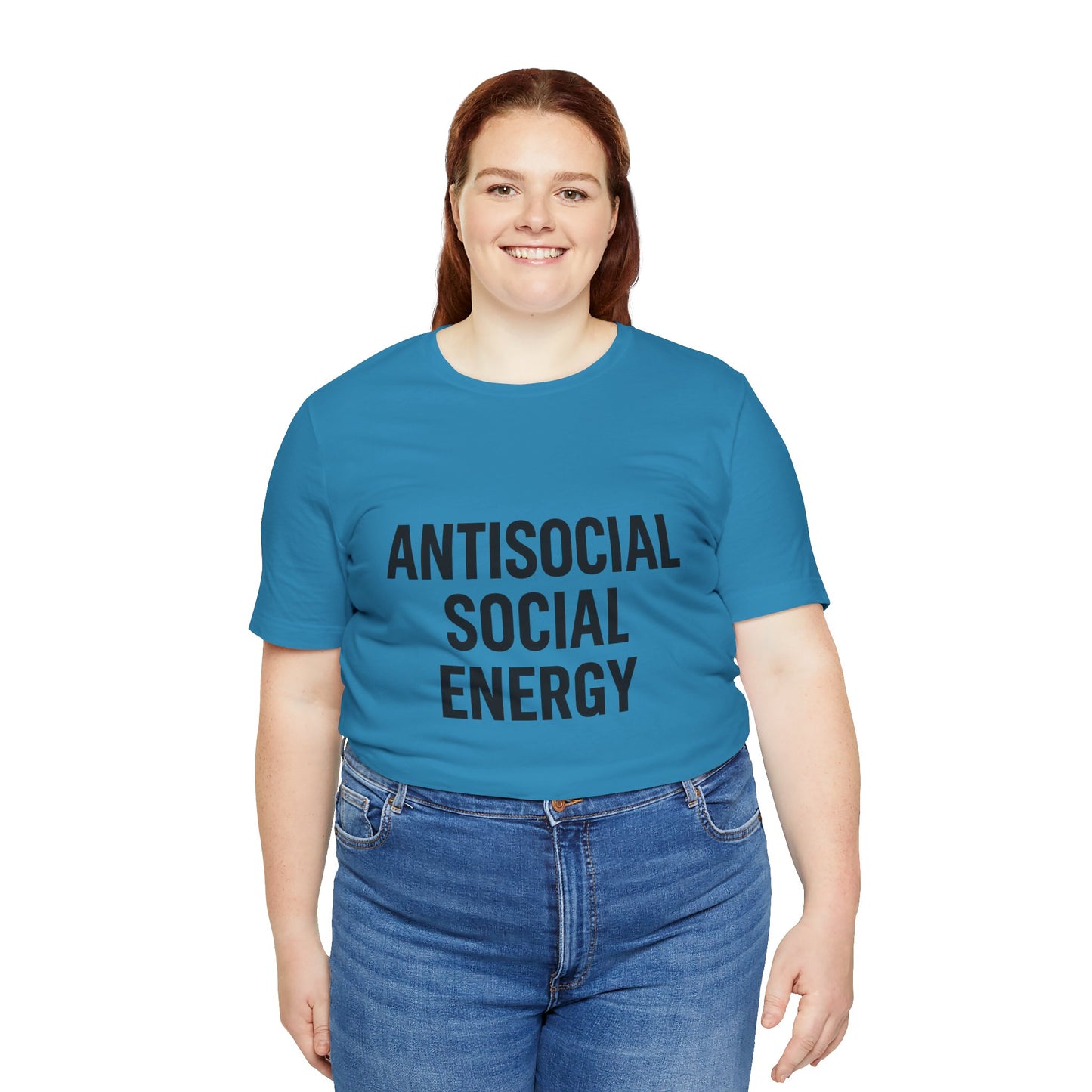 Antisocial Social Energy Unisex Jersey Short Sleeve Tee T-shirt
