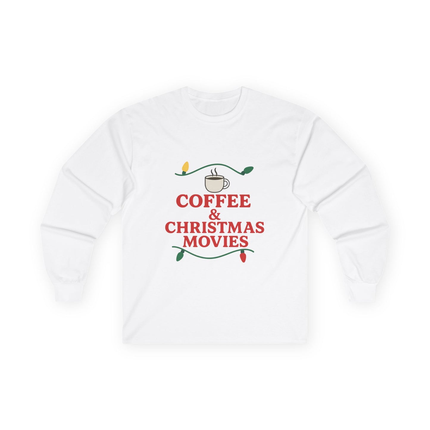 Coffee & Christmas Movies Unisex Ultra Cotton Long Sleeve Tee