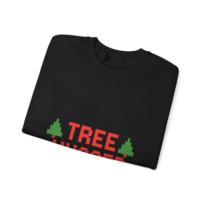 Tree Hugger Christmas Unisex Heavy Blend™ Crewneck Sweatshirt