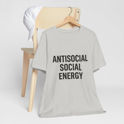Antisocial Social Energy Unisex Jersey Short Sleeve Tee T-shirt
