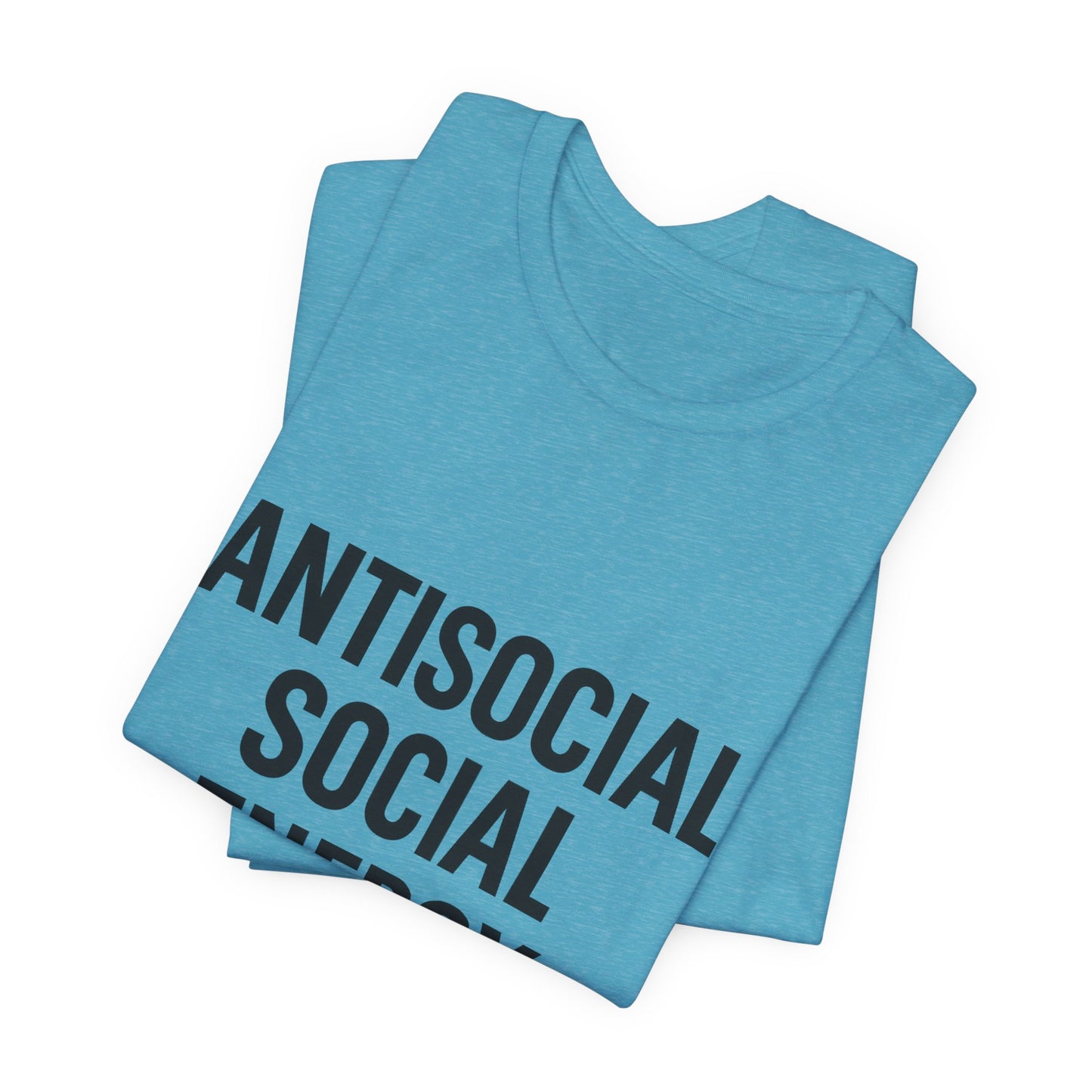 Antisocial Social Energy Unisex Jersey Short Sleeve Tee T-shirt