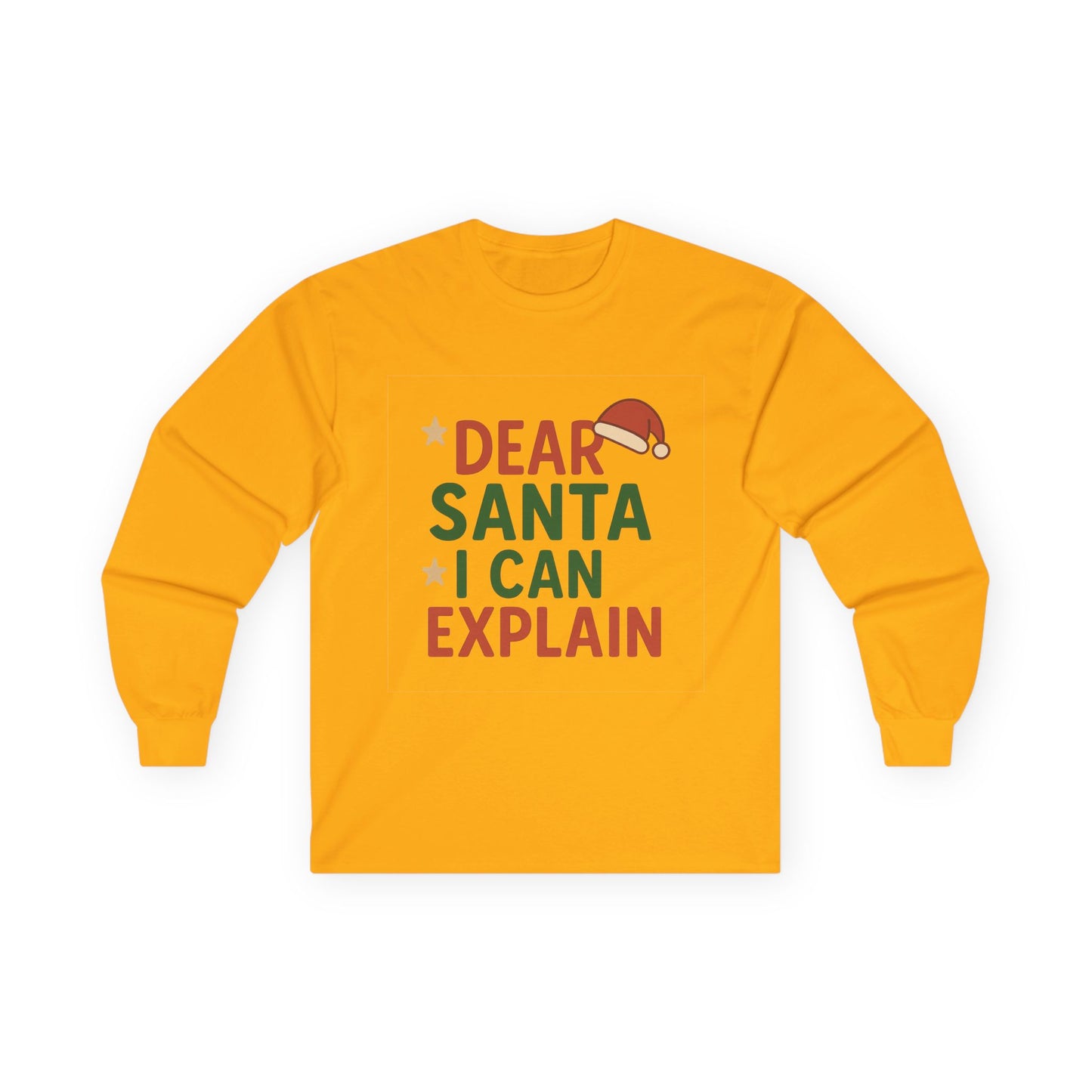 Dear Santa I Can Explain Christmas Unisex Ultra Cotton Long Sleeve Tee T-shirt