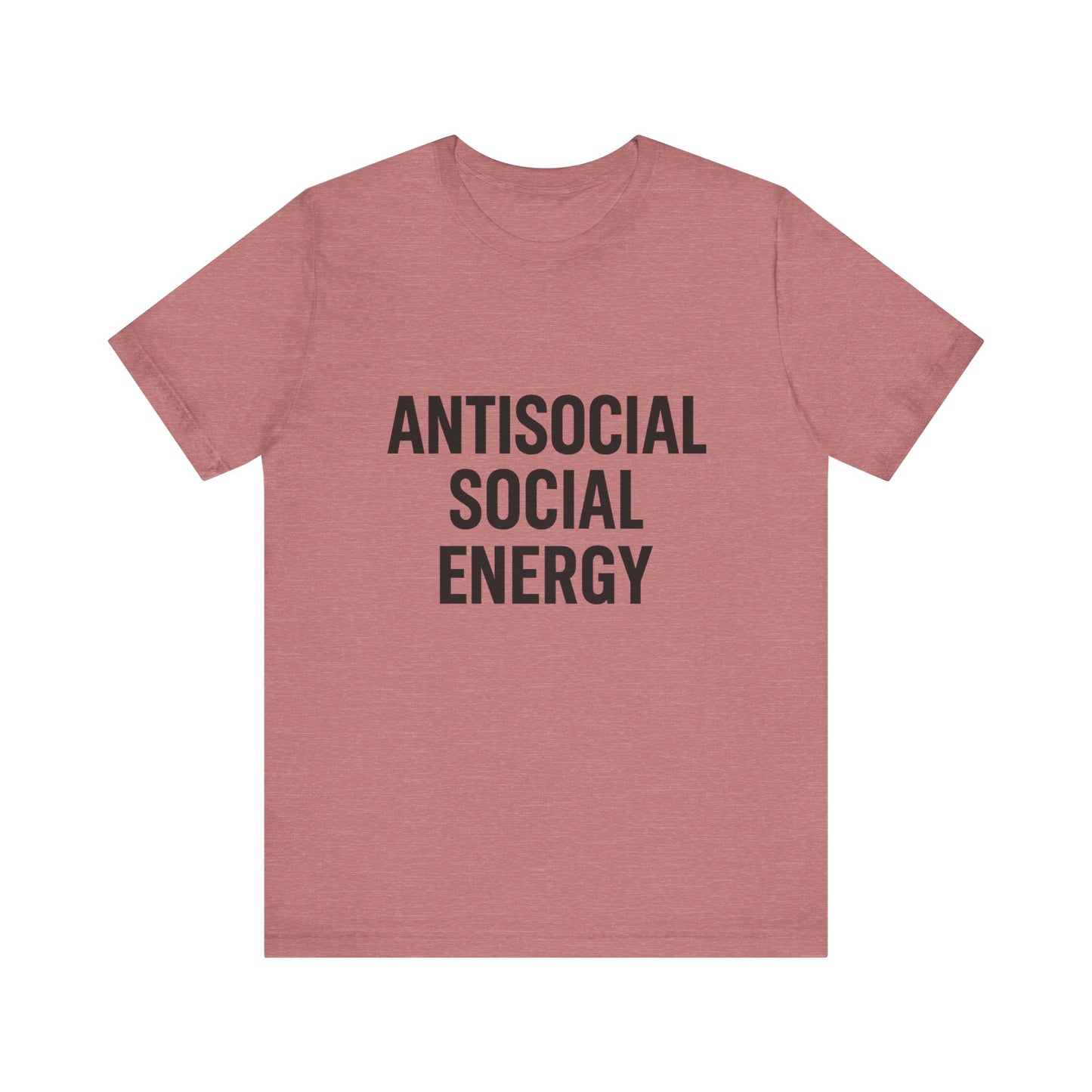 Antisocial Social Energy Unisex Jersey Short Sleeve Tee T-shirt