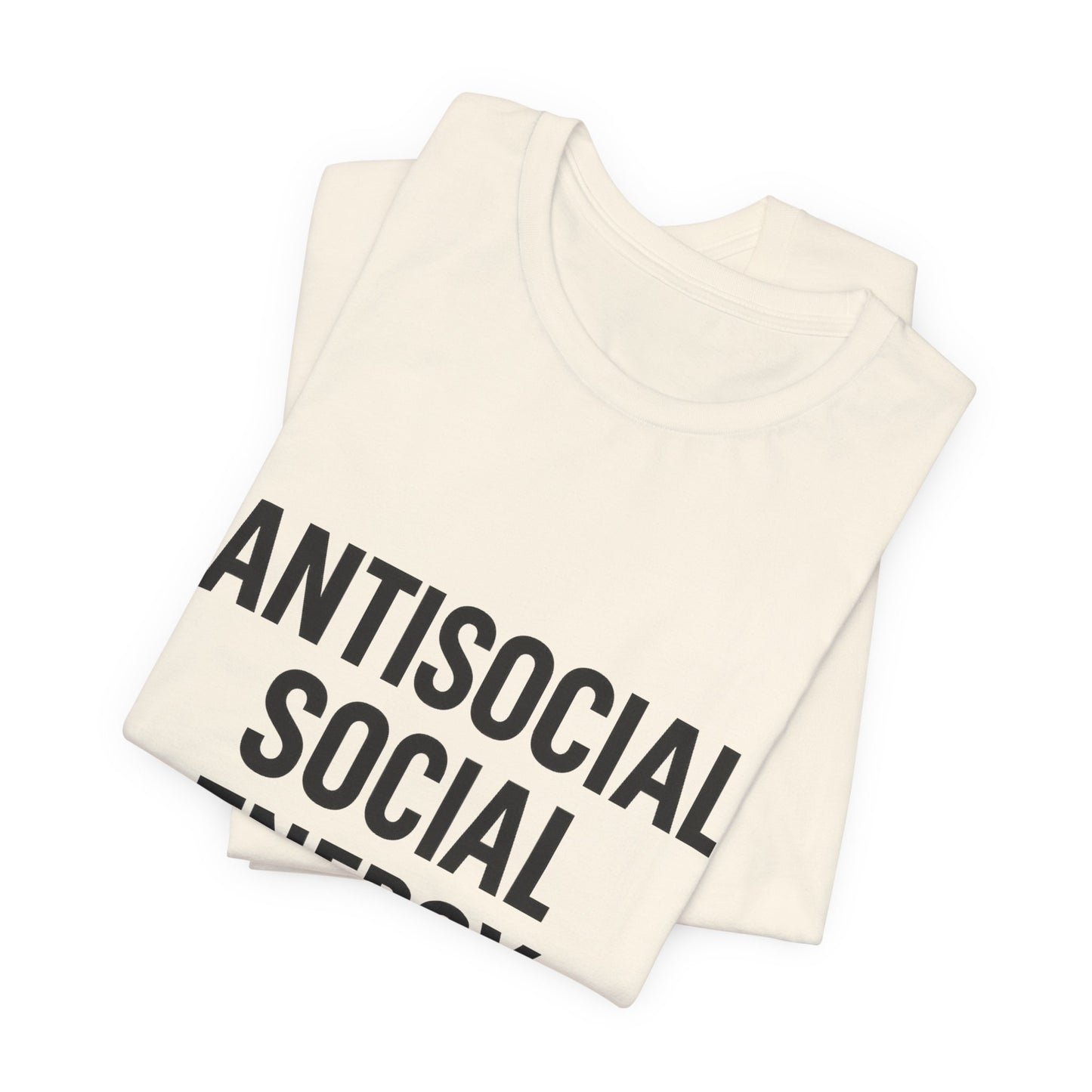 Antisocial Social Energy Unisex Jersey Short Sleeve Tee T-shirt