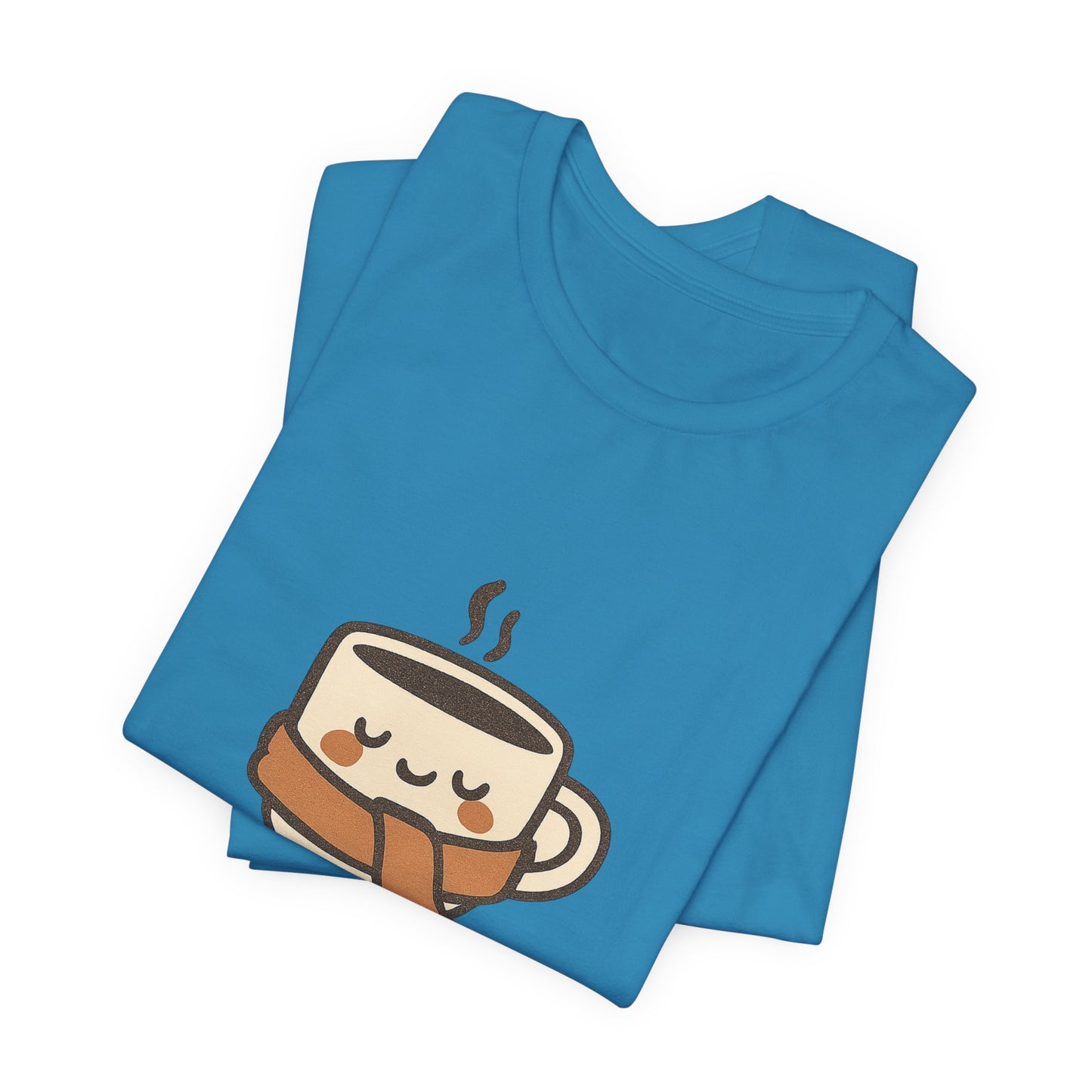 Warm Me Up Coffee Cup Unisex Jersey Short Sleeve Tee T-shirt