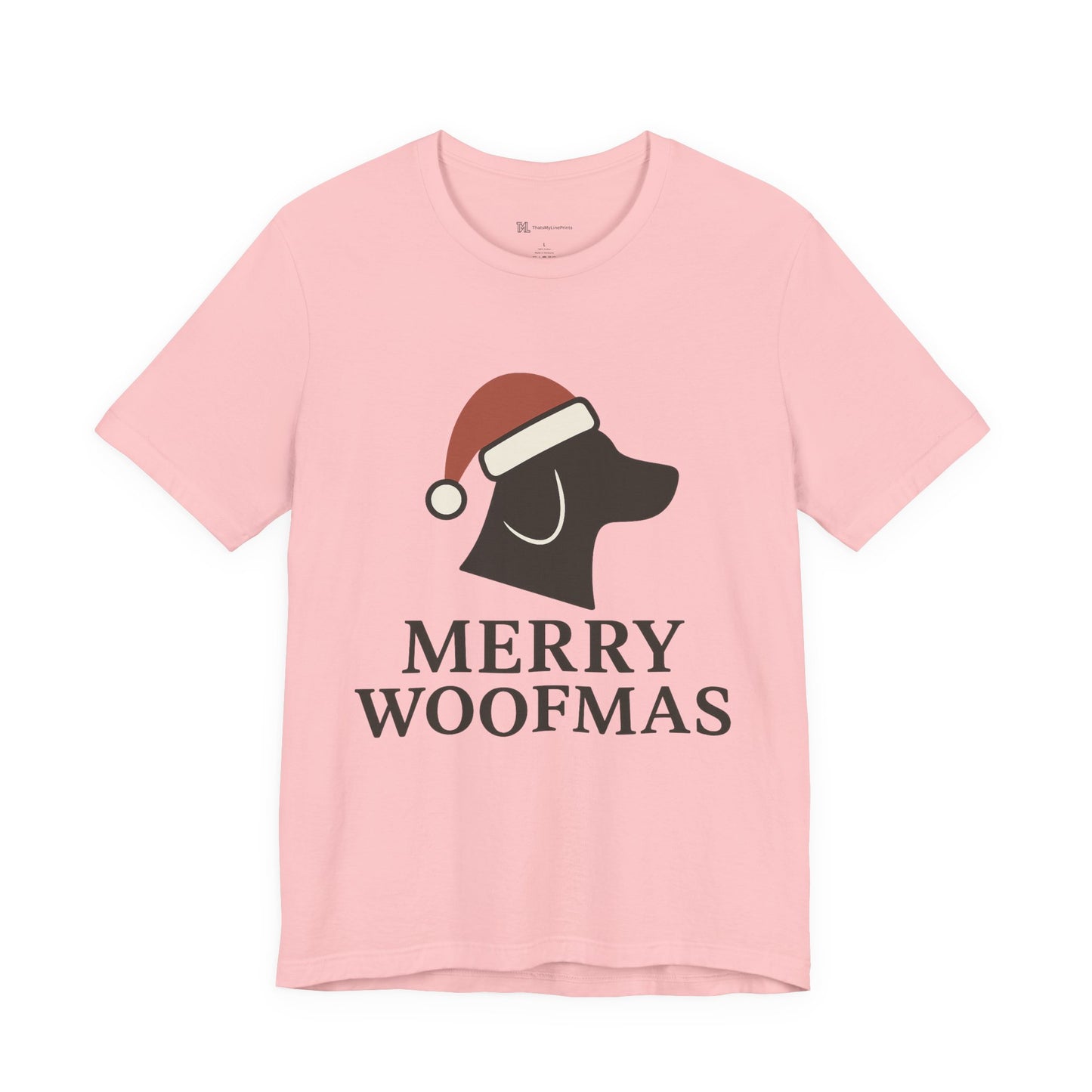 Merry Woofmas Christmas Unisex Jersey Short Sleeve Tee T-shirt