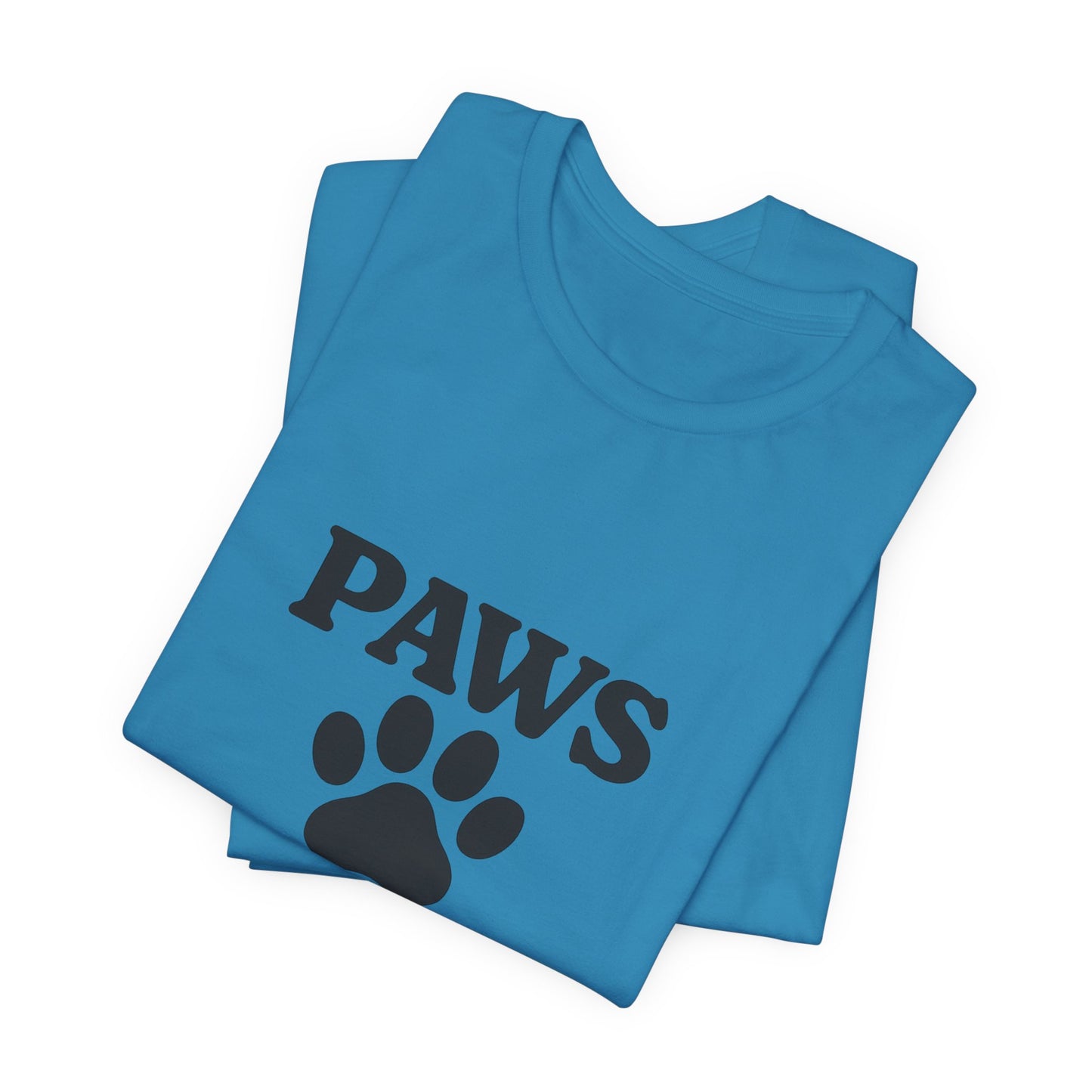 Paws Before Coffee Unisex Jersey Short Sleeve Tee T-shirt