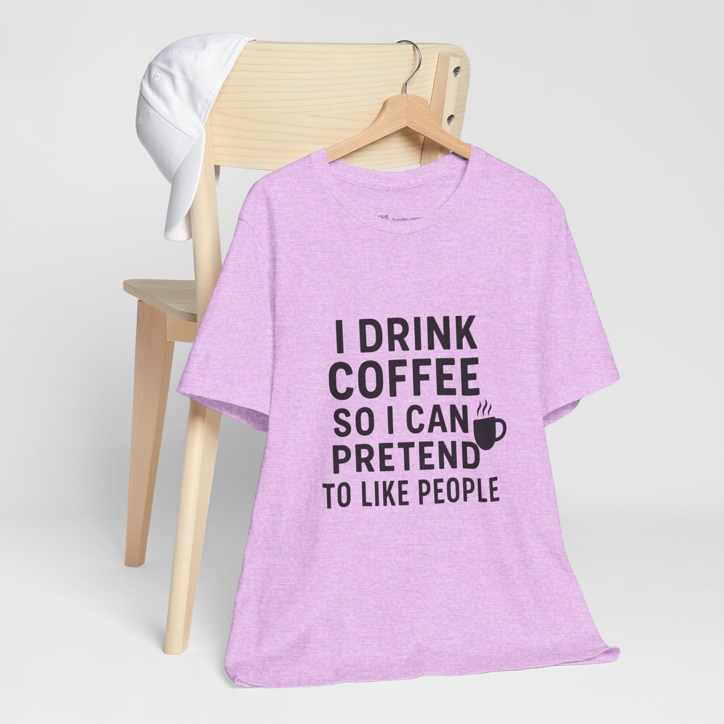 I Pretend To Like People Unisex Jersey Short Sleeve Tee T-shirt