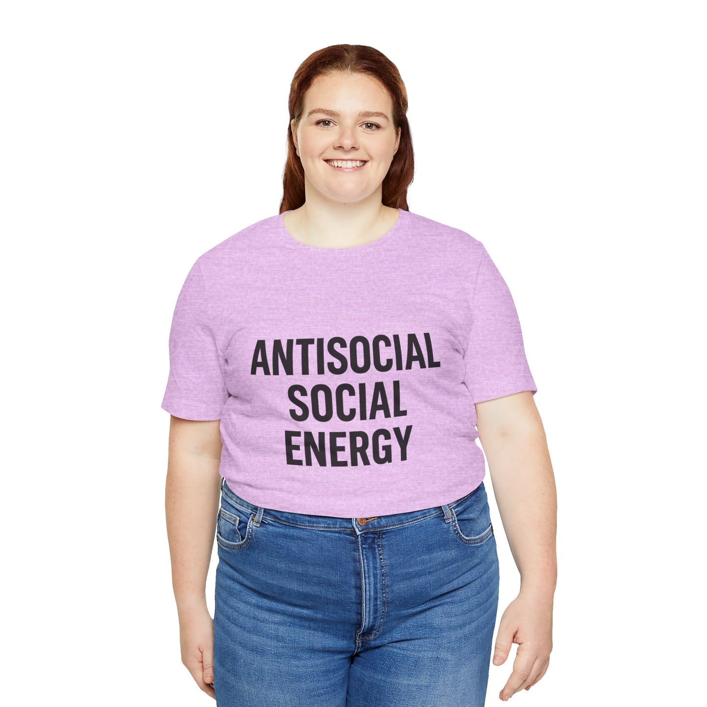 Antisocial Social Energy Unisex Jersey Short Sleeve Tee T-shirt