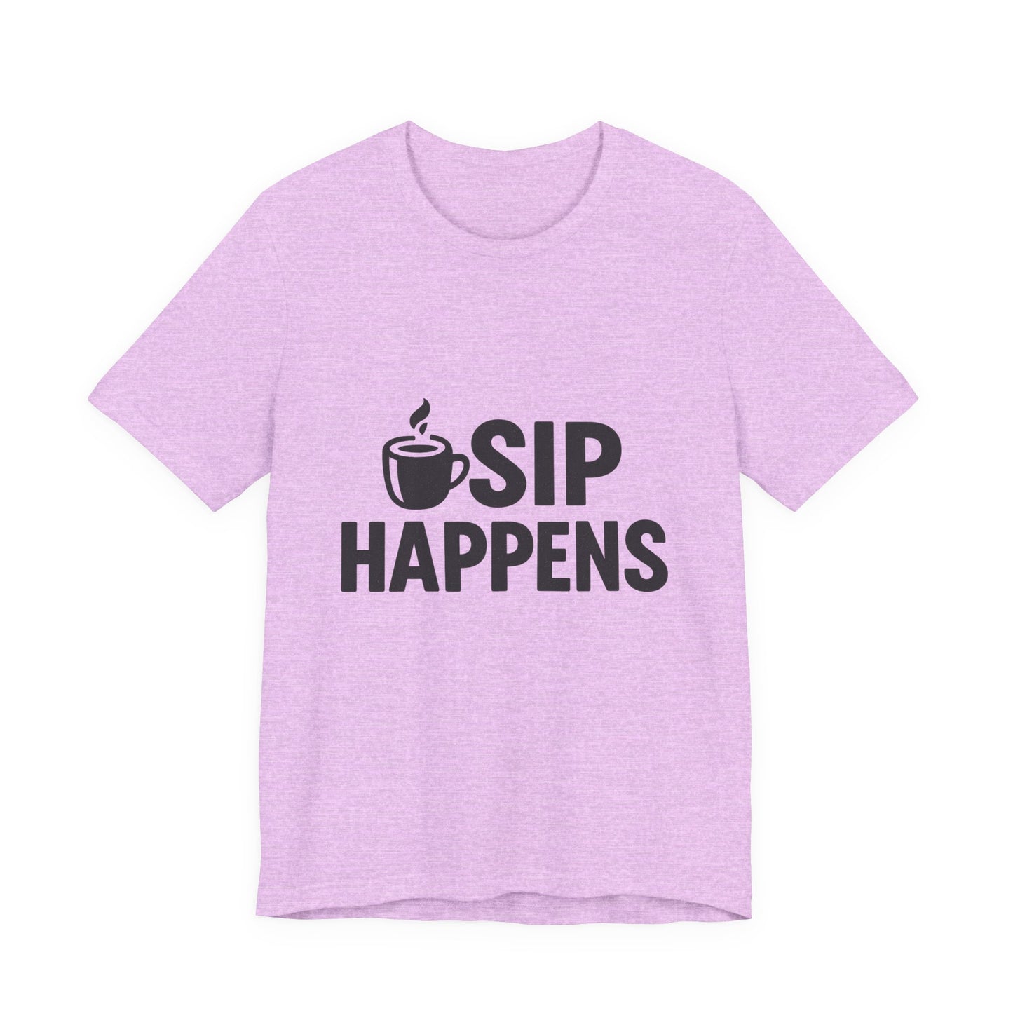 Sip Happens Minimal Edition Unisex Jersey Short Sleeve Tee T-shirt