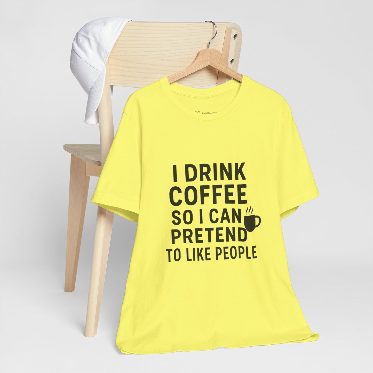 I Pretend To Like People Unisex Jersey Short Sleeve Tee T-shirt