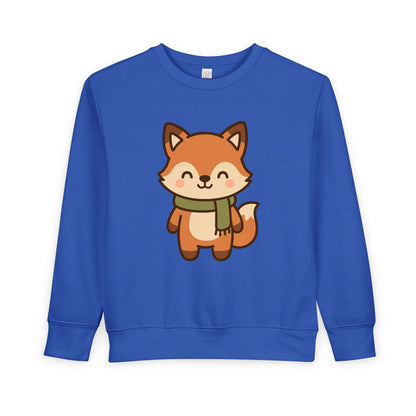 Christmas Foxy Scarf Toddler Sweatshirt