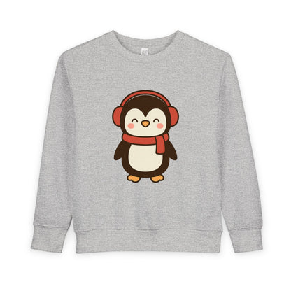 Christmas Winter Penguin Toddler Sweatshirt