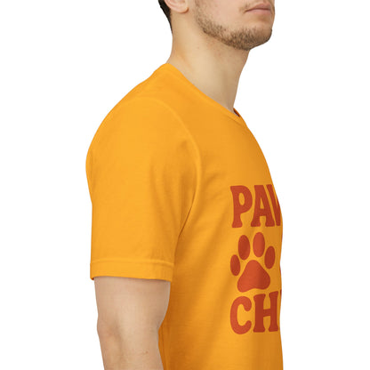 Paws and Chill Pet Lovers Unisex Jersey Short Sleeve Tee T-shirt