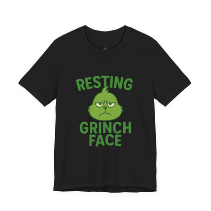 Gringe Resting Face Christmas Unisex Jersey Short Sleeve Tee T-shirt