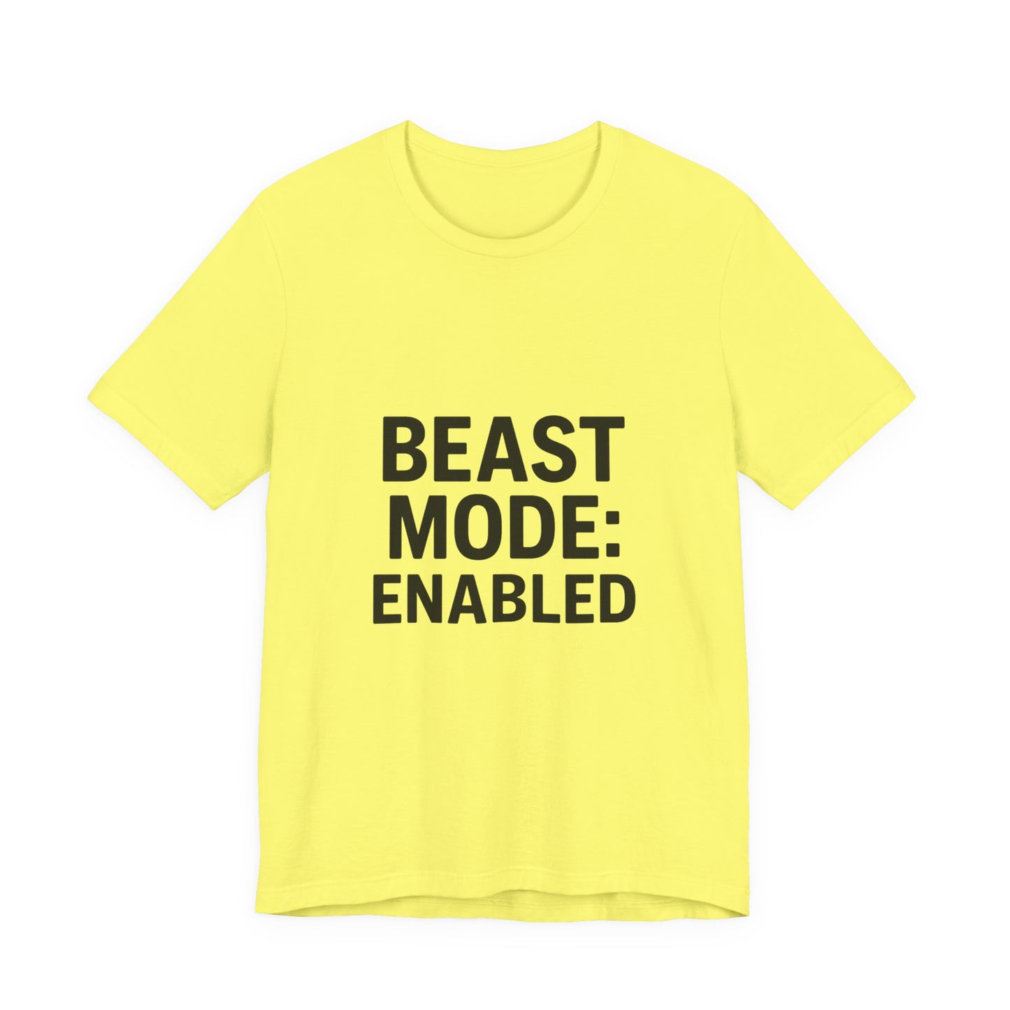 Beast Mode Enabled Unisex Jersey Short Sleeve Tee T-shirt