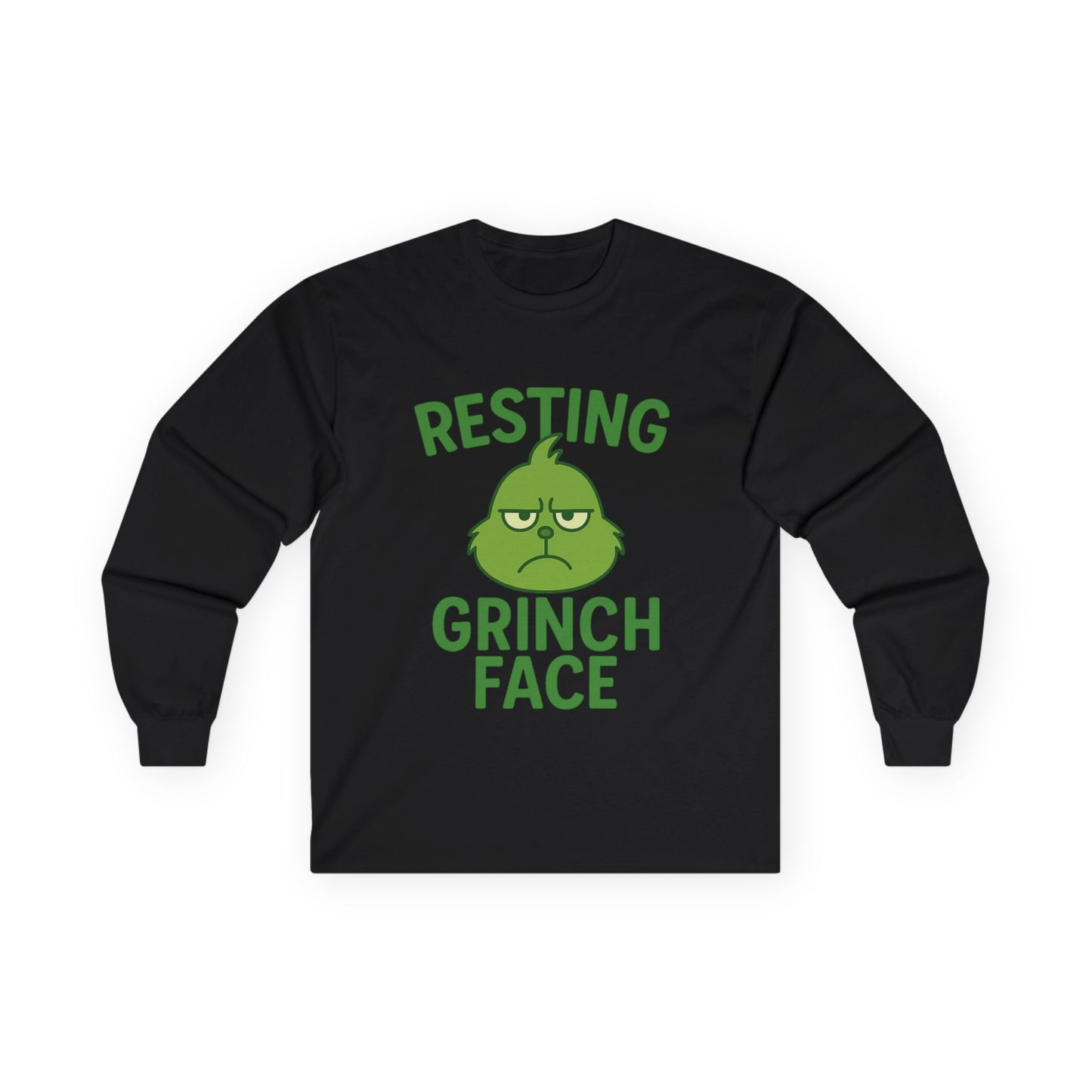 Gringe Face Christmas Unisex Ultra Cotton Long Sleeve Tee T-shirt