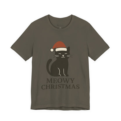 Meowy Christmas Unisex Jersey Short Sleeve Tee T-shirt