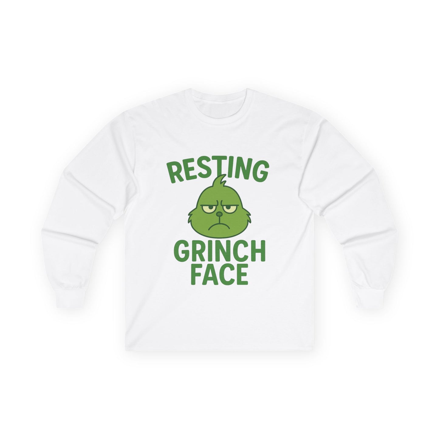 Gringe Face Christmas Unisex Ultra Cotton Long Sleeve Tee T-shirt