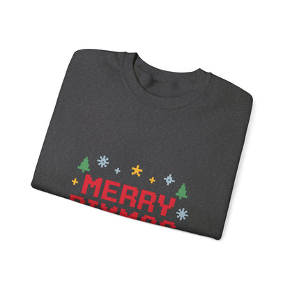 Merry Pixmas Christmas Unisex Heavy Blend™ Crewneck Sweatshirt
