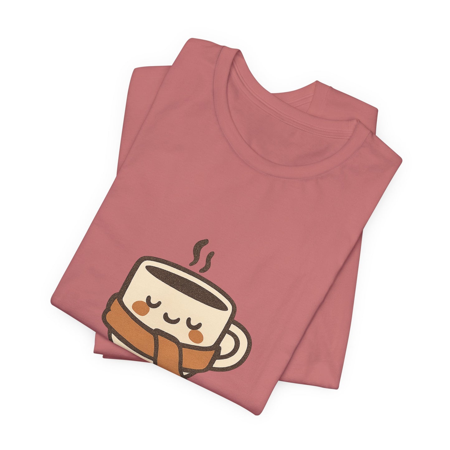 Warm Me Up Coffee Cup Unisex Jersey Short Sleeve Tee T-shirt