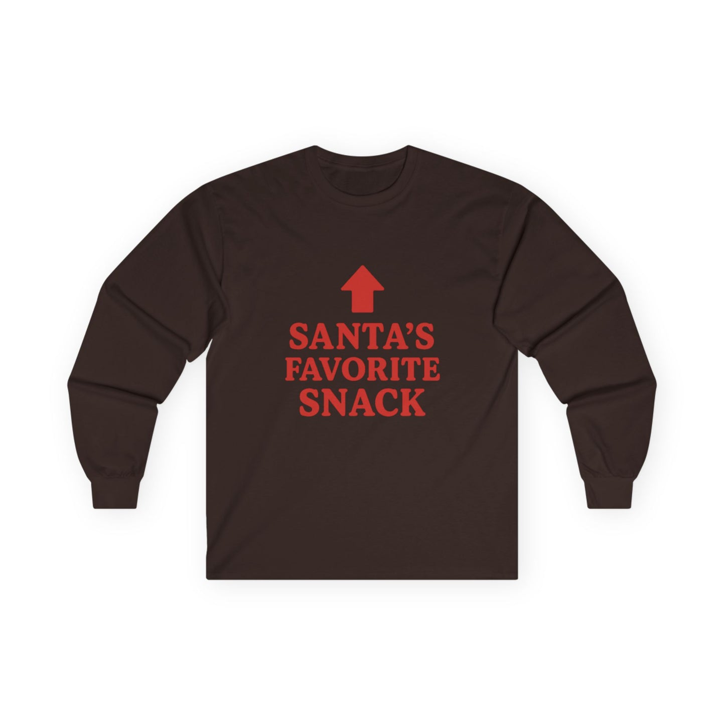 Santa's Favorite Snack Christmas Unisex Ultra Cotton Long Sleeve Tee