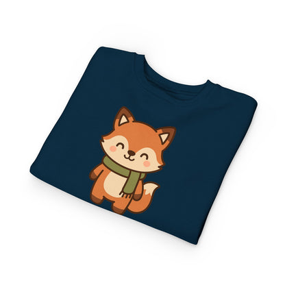 Christmas Foxy Scarf Toddler Sweatshirt