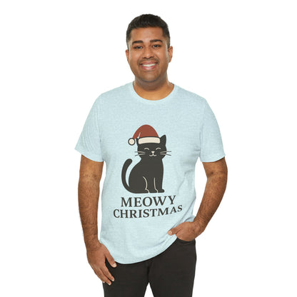 Meowy Christmas Unisex Jersey Short Sleeve Tee T-shirt