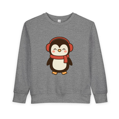Christmas Winter Penguin Toddler Sweatshirt
