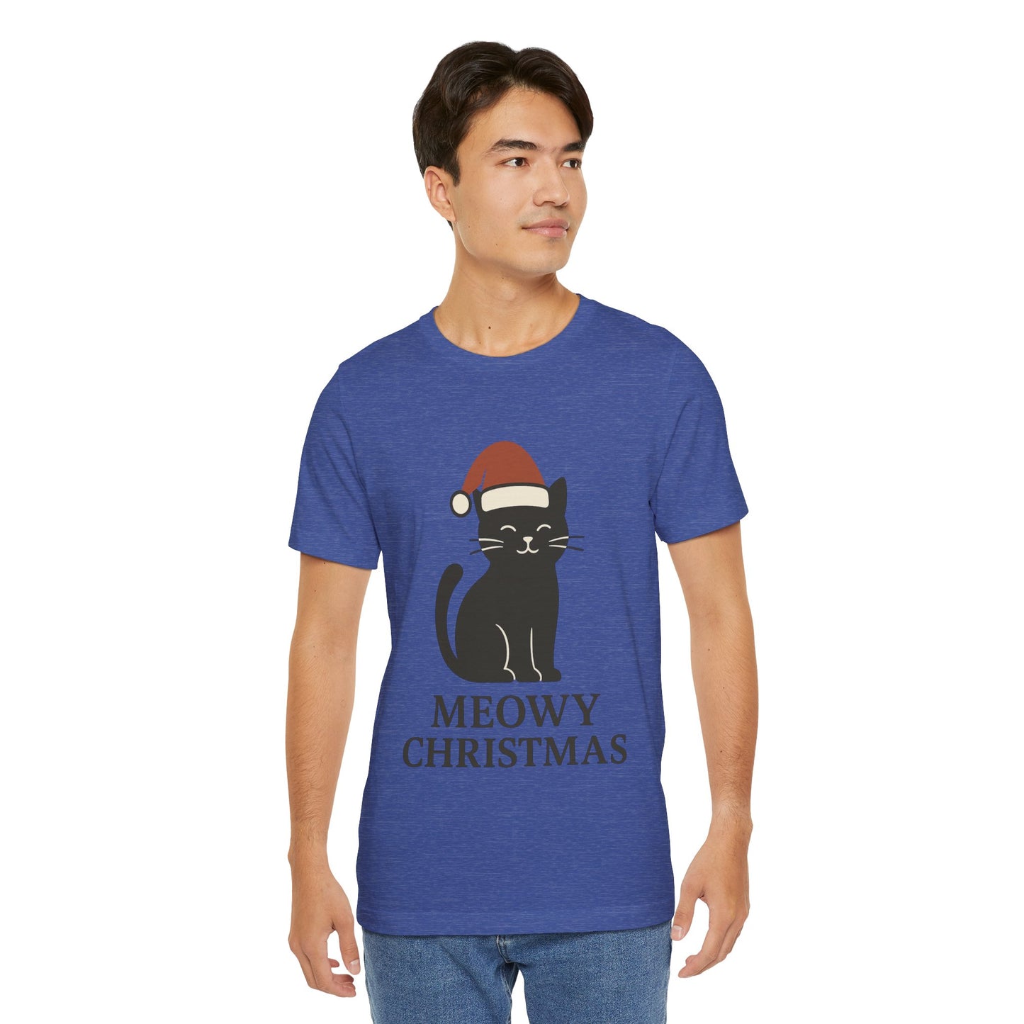 Meowy Christmas Unisex Jersey Short Sleeve Tee T-shirt
