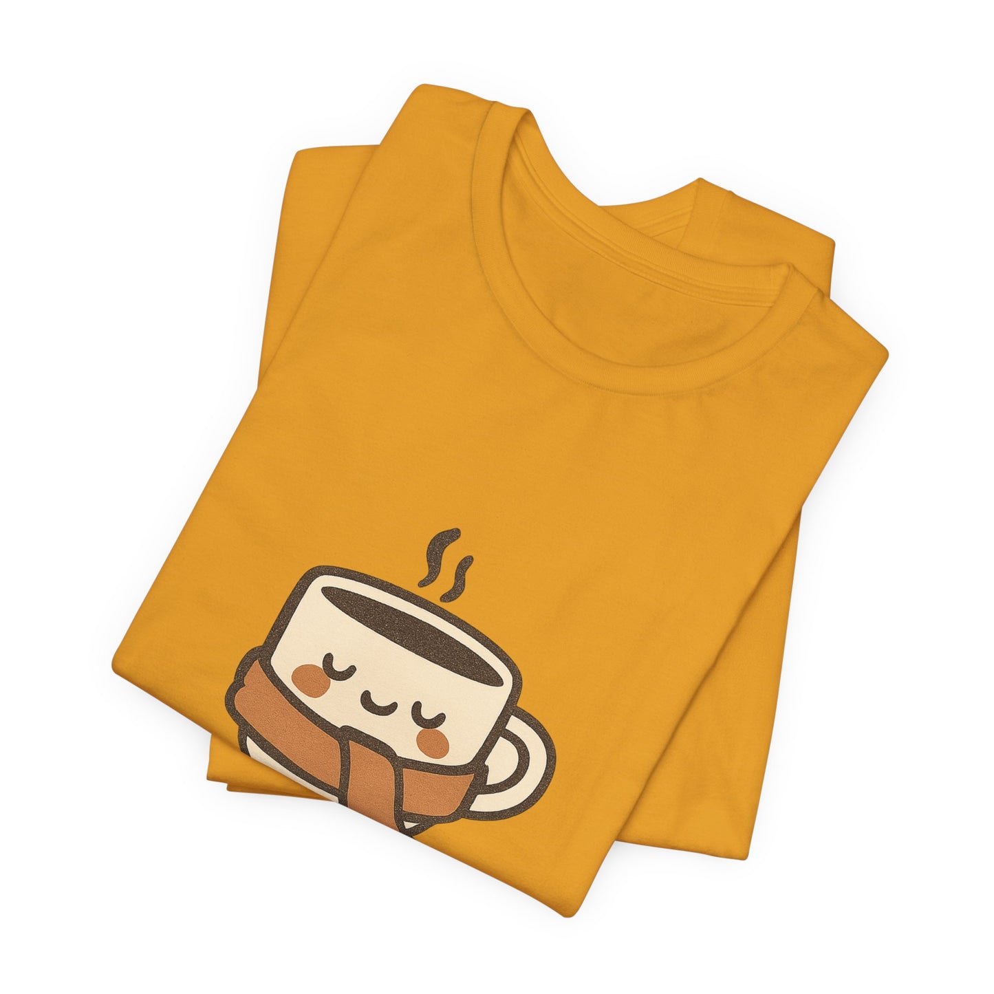 Warm Me Up Coffee Cup Unisex Jersey Short Sleeve Tee T-shirt