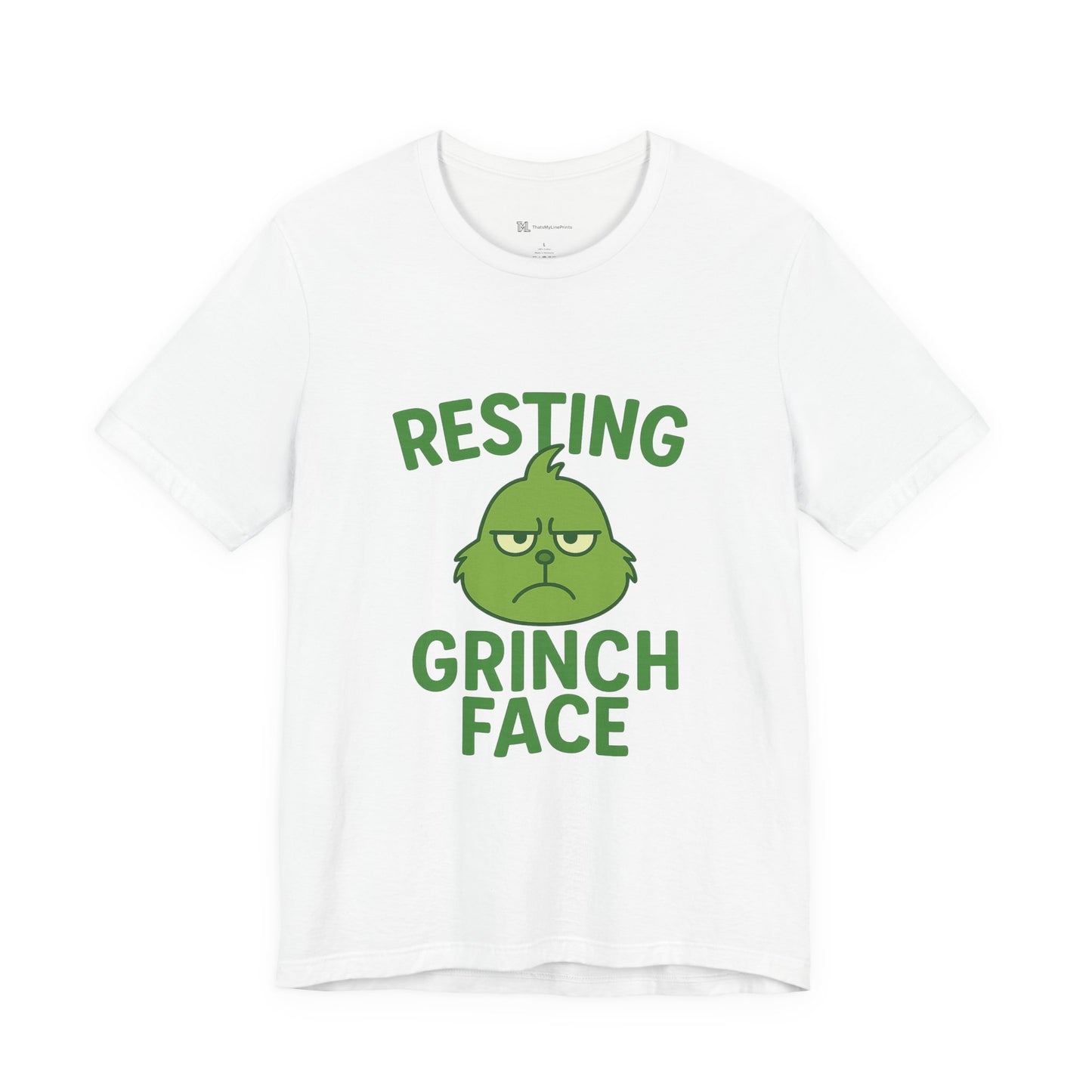 Gringe Resting Face Christmas Unisex Jersey Short Sleeve Tee T-shirt